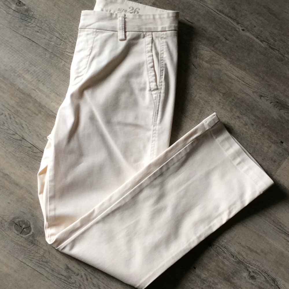 J. Crew “Sammie” Pant in Cream